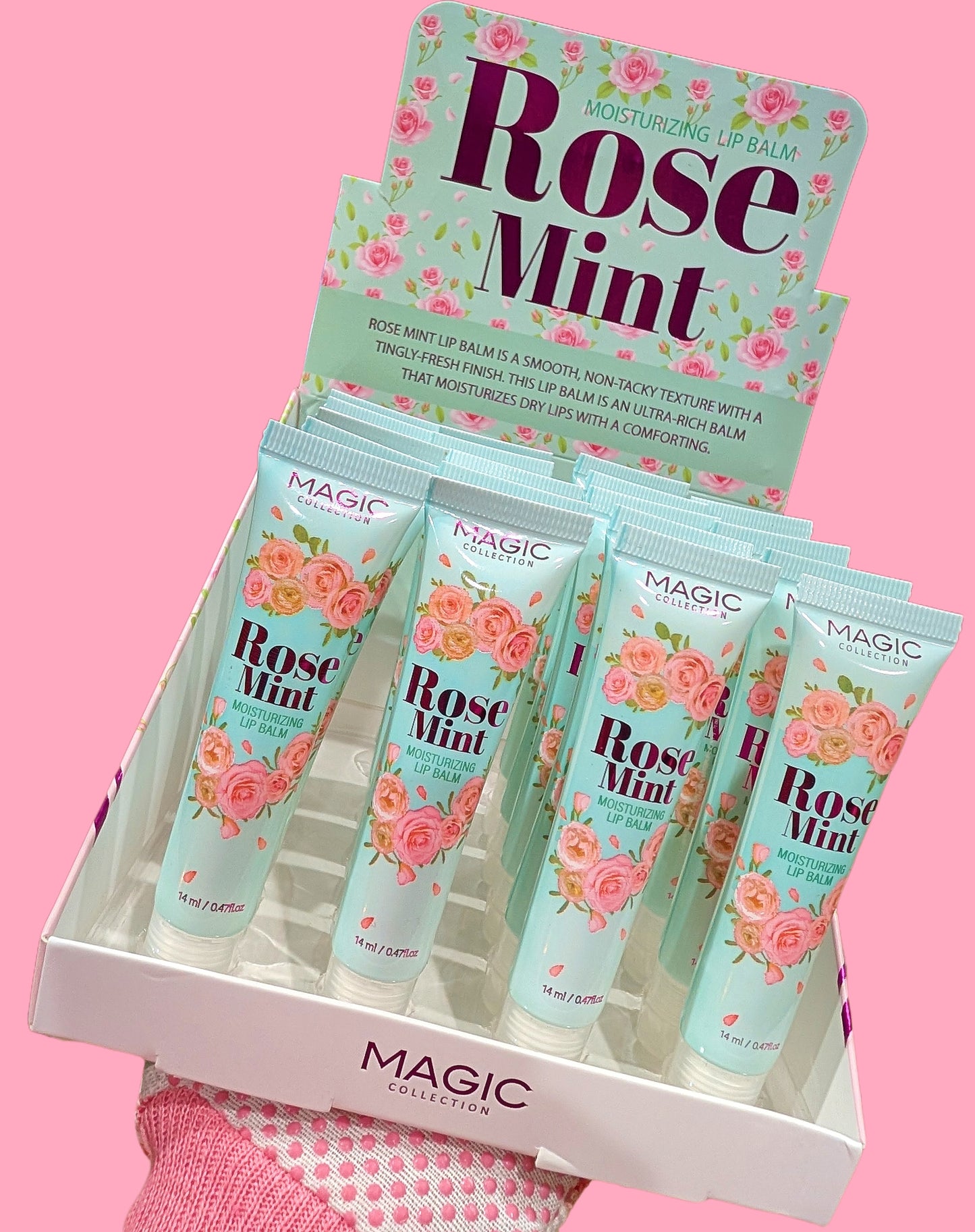 Rose Mint Moisturizing Lip Balm 🌹