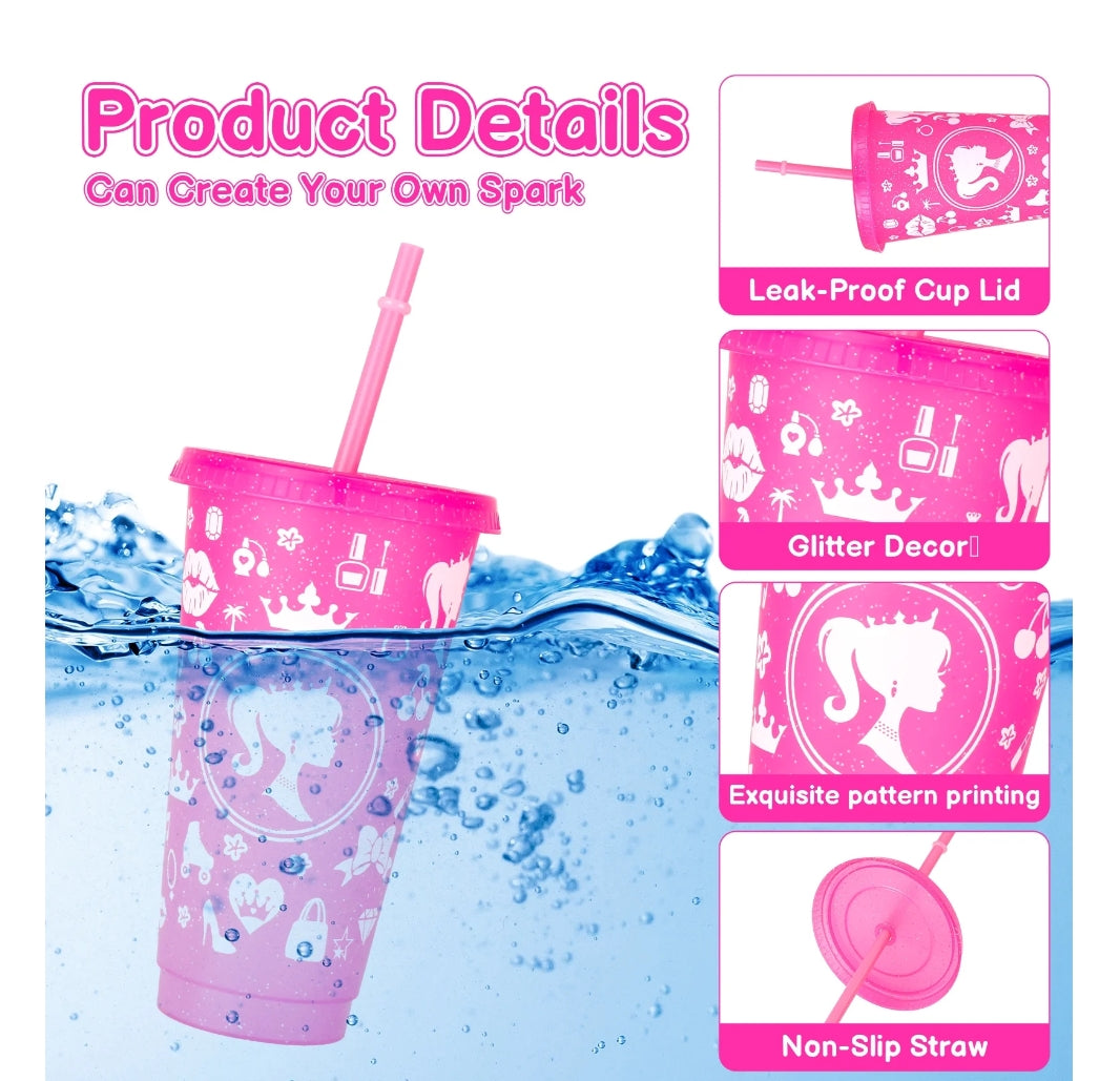 Barbie Girl Fashion Cups (24) 🩷
