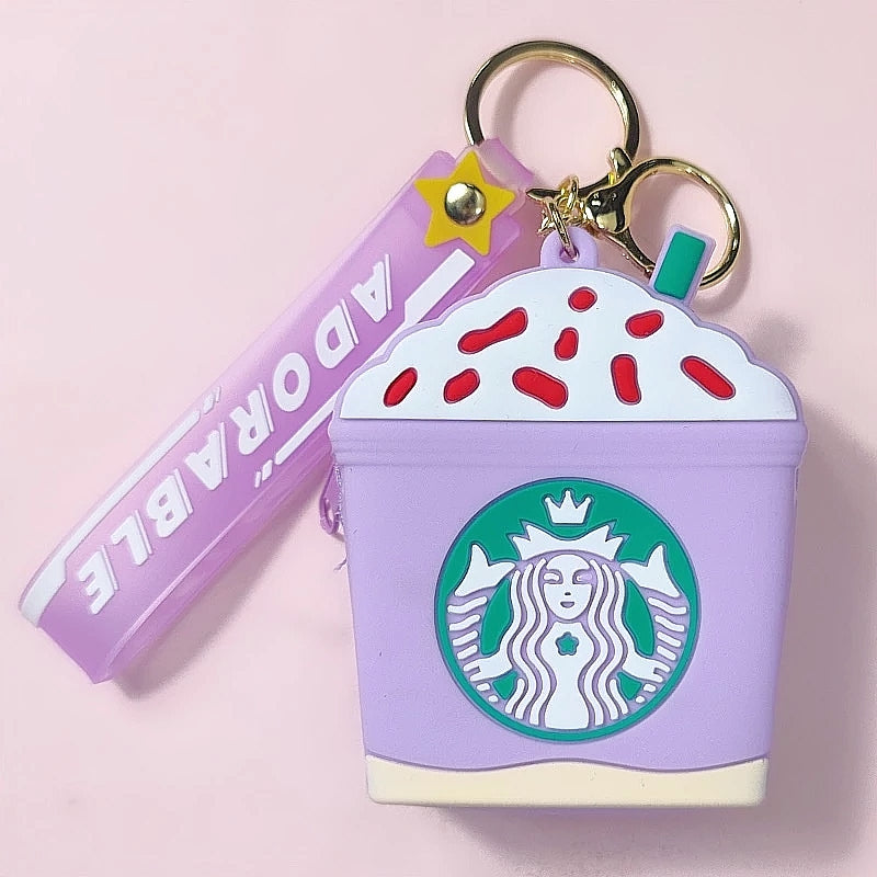 Starbucks Coin Bag Keychain 💜