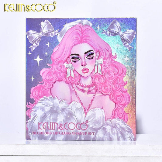 Kevin&Coco - 28-Colors Lip Gloss Makeup Set 💜