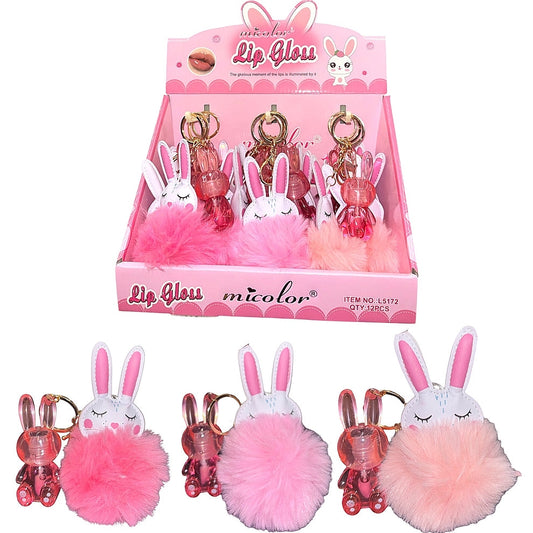 Bunny Keychain Lipgloss 🐰