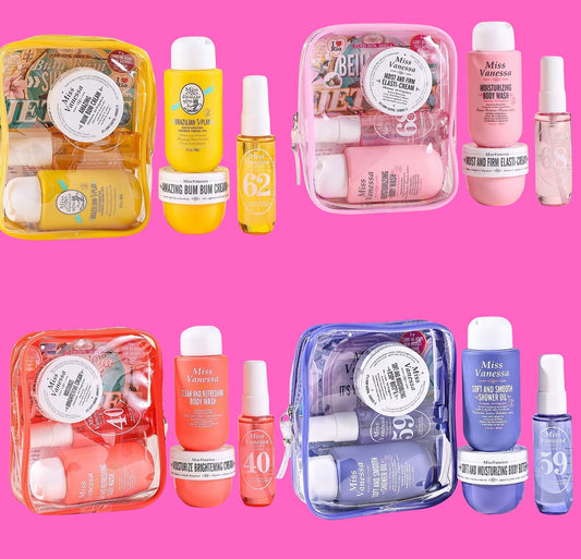 Miss Vanessa Travel Set (Fragrance Spray, Body Wash, Elasti Cream)